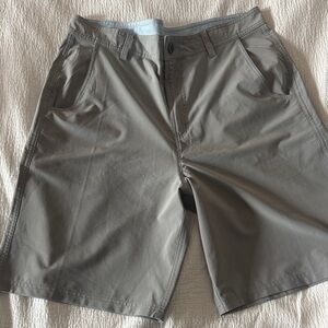 Free Fly Apparel Men's Tan Flat Front Shorts